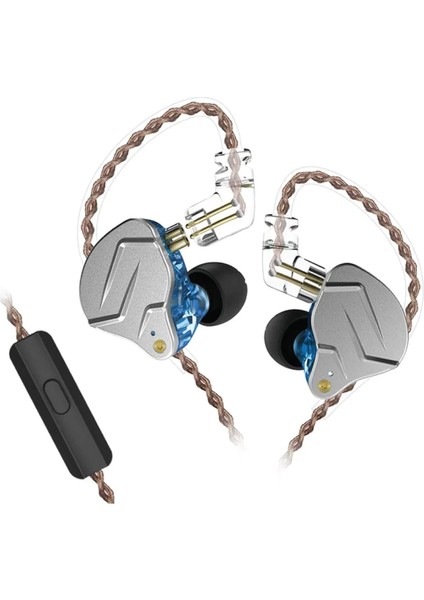 Kz Zsn Pro Kulak Içi Hibrit Kulaklık Mavi (Mikrofonsuz)