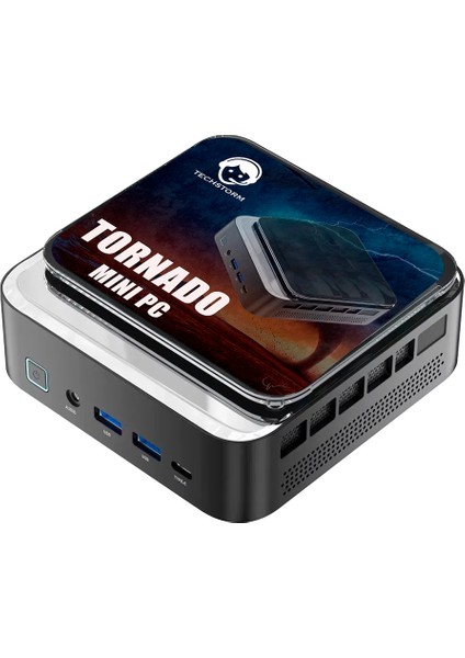 Techstorm Tornado Nex AMD Ryzen 7 H 255 Işlemci 24 GB Ddr5 Ram 1 Tb Nvme (7000MB/s Okuma • 6500MB/s Yazma) Win 11 Pro Mini Masaüstü Bilgisayar