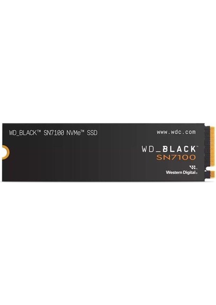 WD 1TB WD BLACK SN7100 M.2 NVMe SSD 7250 MB/s Okuma Hızı 6900 MB/s Yazma Hızı M.2 2280 Bağlantı Tipi