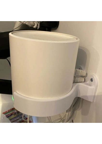 TP-Link Deco X10 X20 X50 X55 X60 Uyumlu Duvar Standı Vida ve Dübel Dahil Beyaz Renk