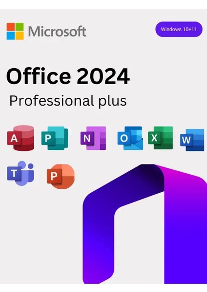 Microsoft Office 2024 - 2025/2026 Professional Plus Ürün Anahtarı Key ve Kurulum Lisansı Orijinal