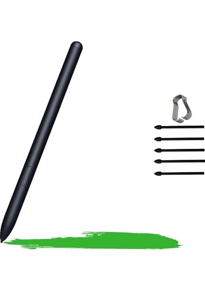 Sneezy Samsung Galaxy Tab S6 Lite P610 P620 Uyumlu Siyah Spen Stylus Tablet Kalemi Yedek Uç Seti Plastik