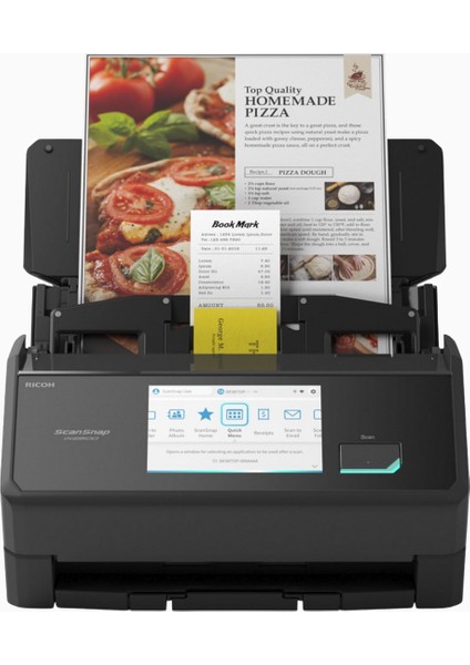 Scan Snap Scansnap IX2500 Dubleks Tarayıcı, 45 Sy/dk, 100 Adf, 600 Dpı, Wi-Fi, USB Tarayıcı