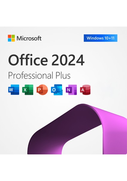 Microsoft Office 2024 Pro Plus Dijital Lisans Anahtarı Türkçe Süresiz Kullanım ve CE Uygunluk