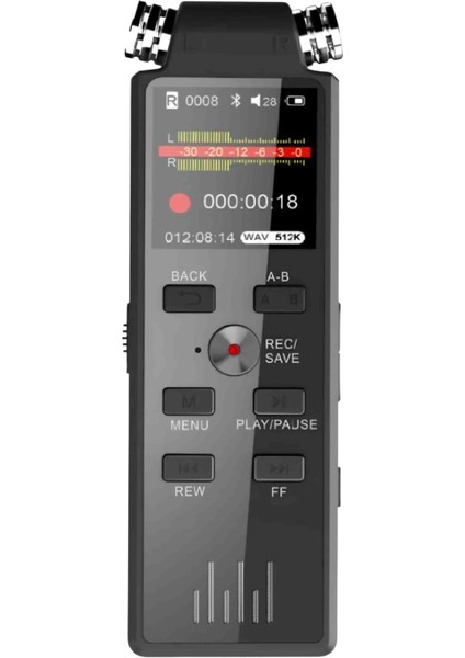 Beemen KB50 Profesyonel Ses Kayıt Cihazı 32GB, Ders Kaydı, Röportaj, Toplantı Kayıtları, Sesli Notlar, Mp3 Çalar