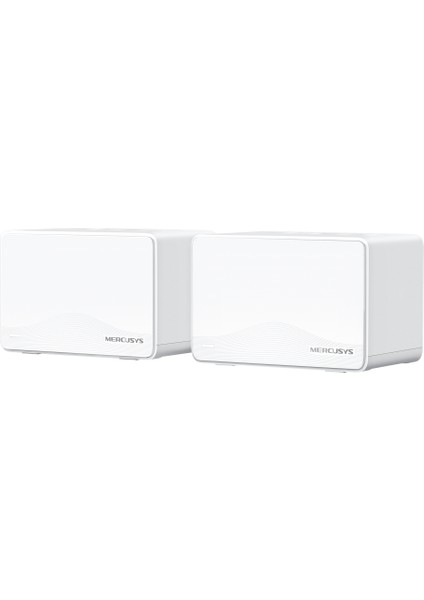 Mercusys Halo H25BE(2-PACK) | Wi-Fi 7 Mesh Sistemi | BE3600 Mbps Hız | Fiber Uyumlu | Dual-Band | 3X1G Port | 460 M² Kapsama | Mlo | 320 Mhz, 4k-Qam | 8k Yayın | Kolay Kurulum ve Kullanım