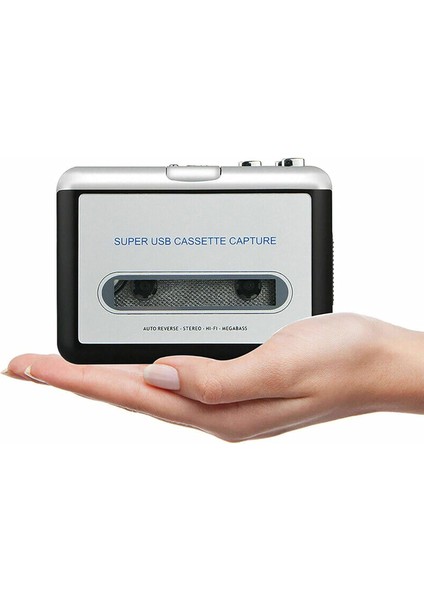 Sunyoy Taşınabilir Kaset Çalar Walkman Audio Music Player Hafıza Özellikleri ile USB Bağlantı