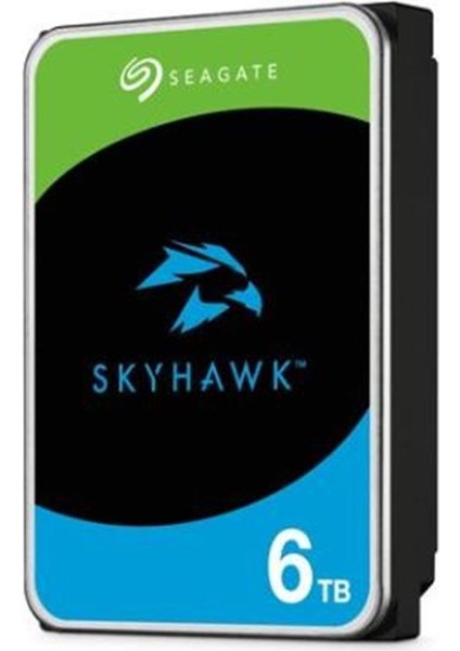 Seagate 6 Tb Seagate 3.5 Skyhawk Sata 5400RPM 256MB 7/24 Guvenlık ST6000VX009 (3 Yıl Resmı Dıst Garantılı)