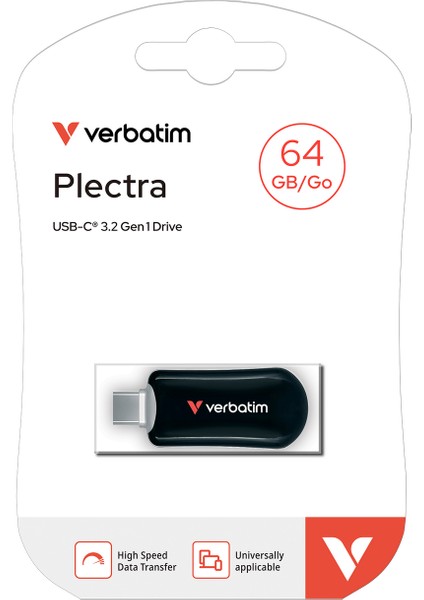 Verbatim 64GB Plectra Usb-C Siyah USB Bellek (30224)