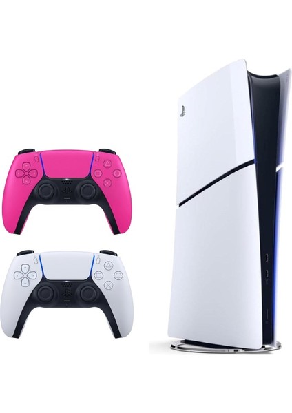 Sony Playstation 5 Slim Digital 825 GB + 2. Pembe Dualsense Ithalatçı Garantili