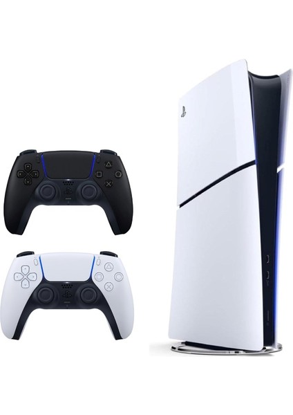Sony Playstation 5 Slim Digital 825 GB + 2. Siyah Dualsense Ithalatçı Garantili