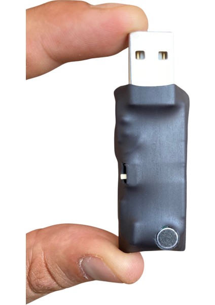 Kingboss Flash Bellek Görünümlü Mini Ses Kayıt Cihazı 10 Gün Kayıt Süresi