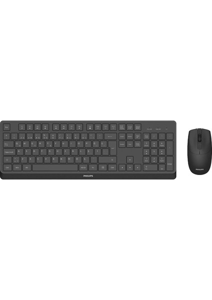 Philips SPT6368 Kablosuz Türkçe Q Klavye & Mouse Set Siyah