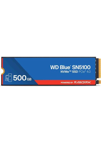 WD 500GB WD BLUE SN5100 M.2 NVME 6600/5600MB/s WDS500G5B0E SSD