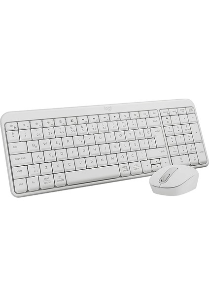 Logitech Logıtech MK250 Kablosuz Bluetooth Kablosuz Klavye ve Mouse Seti Beyaz