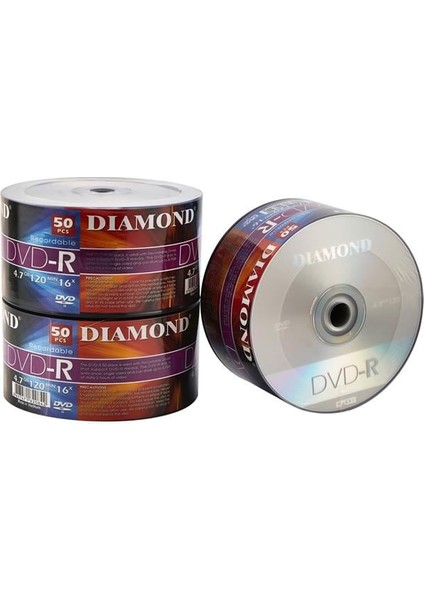 Pazarcan Dvd-R 4.7gb 16X 120DK 50LI Paket