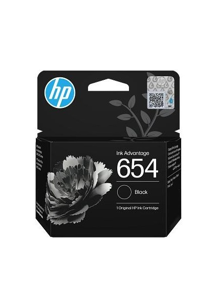 HP 654 Siyah Orijinal Mürekkep Kartuş 7FP39UE