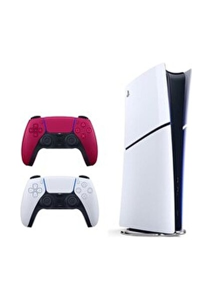 Sony Playstation 5 Slim Digital 825 GB Kırmızı Dualsense Yüksek Performanslı Oyun Konsolu