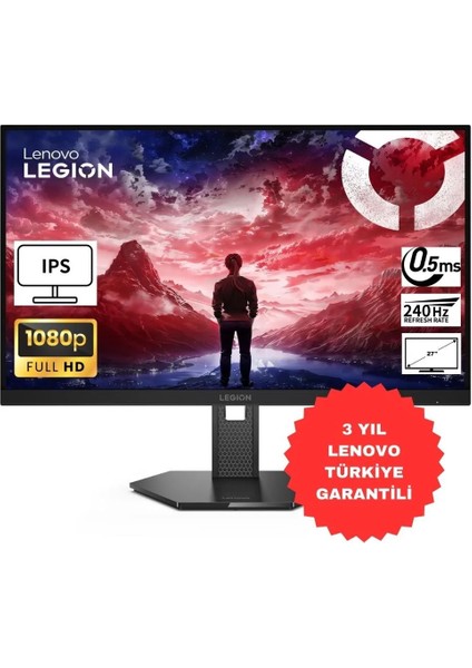 Lenovo Legion 27-10 27" Full Hd IPS 240Hz 0.5 Ms (Mprt) Monitör 68C5GAC4TK