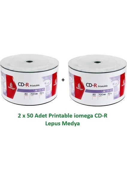Iomega Printable Cd-R 100 Adet