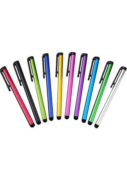 Derwell 1 Adet Gri Universal Stylus Kalem Ios Android Windows Akıllı Tahta Uyumlu Dokunmatik Ekran Kalemi