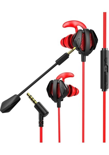Rampage RM-K16 X-Jammer 3 5mm Gaming Kırmızı Kulak Içi Mikrofonlu Kulaklık