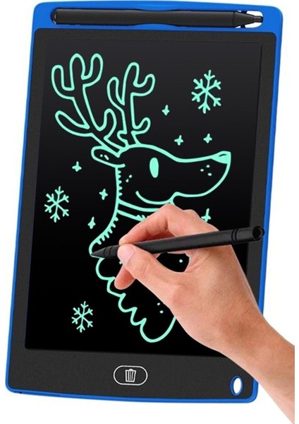 Forbin Mavi Tablet LCD 8,5 Inç Dijital Kalemli Çizim Yazı Tahtası