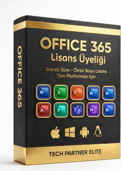 Microsoft Office 365 Pro 5 Cihaz Süresiz Kullanım - Windows, Ipad, Tablet, Macos, Android, Ios, Macbook