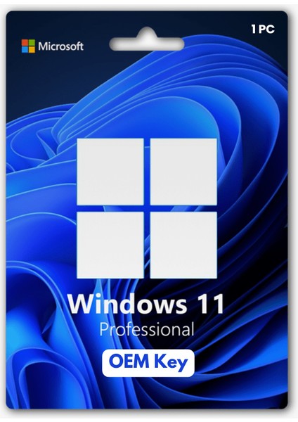Microsoft Windows 11 Pro Oem Dijital Lisans Anahtarı
