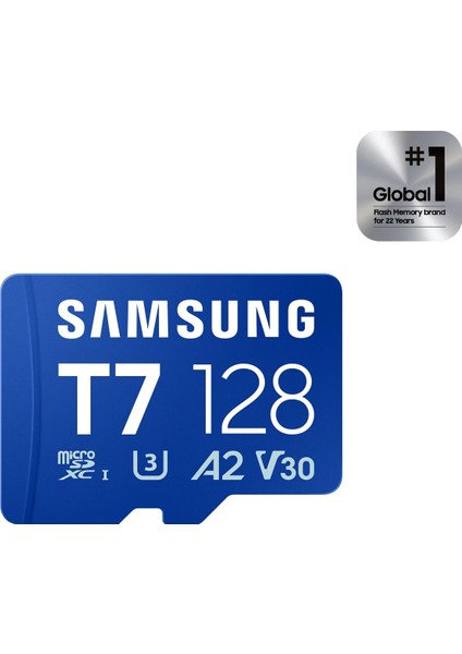 Samsung T7 MB-MB128T/WW Microsd (Microsdxc) 170 Mb/s Hafıza Kartı