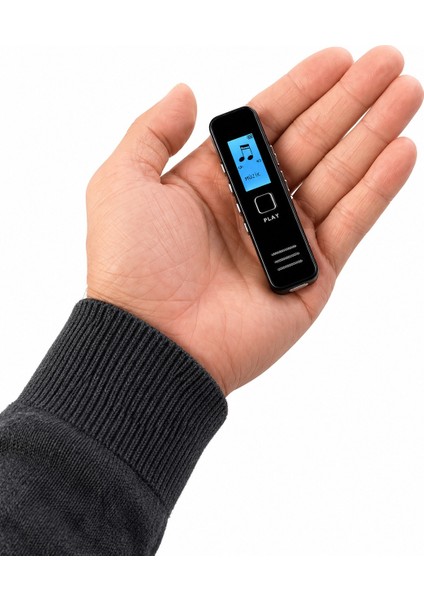 Nivego Nıvego Mini Ses Kayıt Cihazı Diktafon | Ders, Toplantı, Röportaj Kayıt | Tek Tuş Ses Kaydedici | Taşınabilir Dijital Recorder | Mp3 Çalar | Kompakt Tasarım