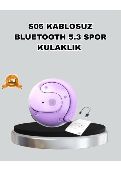Uravas Store Bluetooth 5.3 S05 Kablosuz Kulaklık Ipx4 Spor Uyumlu Suya Dayanıklı Stereo