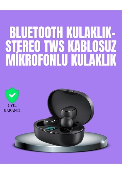Uravas Store Bluetooth Kulaklık Tws Yüksek Ses Kaliteli Kesintisiz Dijital Göstergeli Kulaklık
