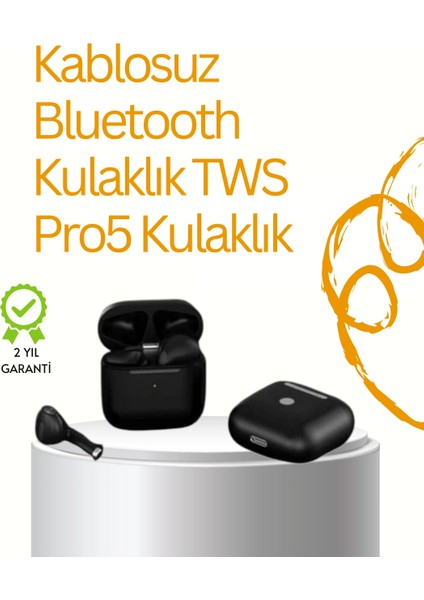 Uravas Store Tws Pro 5 Bluetooth Kulaklık – Gelişmiş Ses Teknolojisi ve Uzun Batarya Ömrü