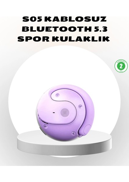 Uravas Store S05 Kablosuz Kulaklık Bluetooth 5.3 Ipx4 Su Geçirmez Stereo Ses Otomatik Bağlantı