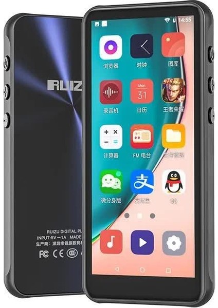 Ruizu Z80 Android Mp3 Mp4 Çalar Bluetooth Wifi 16GB