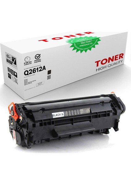 Lunatic Hp Laserjet 1015 / 1018 Q2612A Muadil Toner