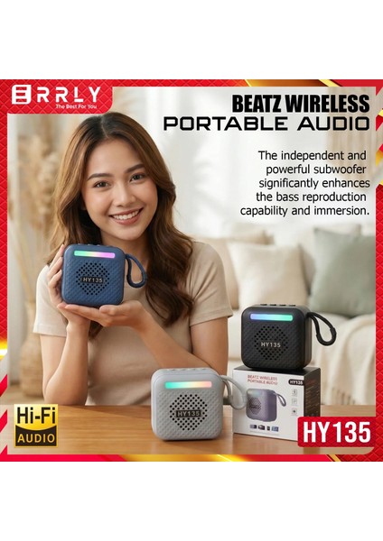 Pileli Store Taşınabilir Müzik Çalar HY135 (4887)
