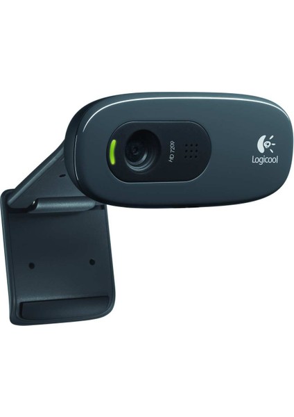 Logitech C270 HD 720p Mikrofonlu Web Kamerası - Siyah