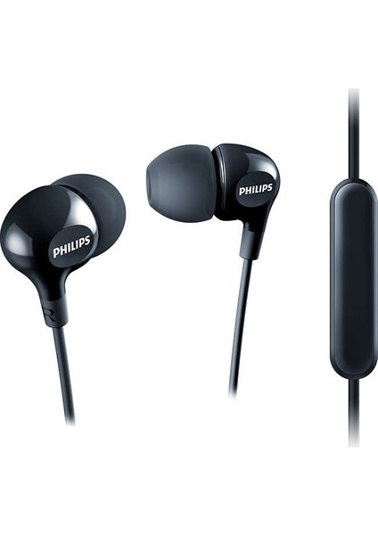 Philips SHE3555BK Kablolu Kulak İçi Mikrofonlu Kulaklık - Siyah