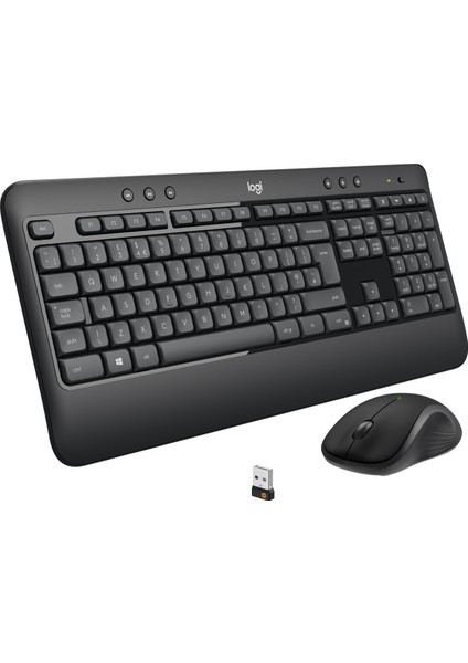 Logitech MK540 ADVANCED Kablosuz Türkçe Klavye Mouse Seti - Siyah