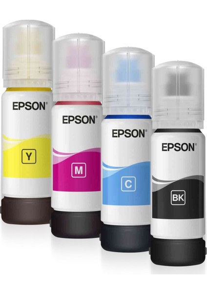 Epson 103 4 Renk Takım Mürekkep L3110/L3111/L3150/L3151/L4150/L6190/L6160/L4160 Kutusuz