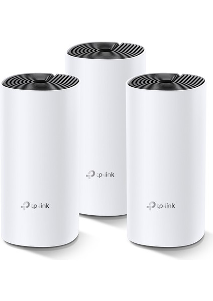 TP-Link Deco M4 (3-Pack) | Wi-Fi 5 Mesh Sistemi | AC1200 Mbps Hız | Fiber Uyumlu | Çift Bant | Gigabit Port | 100 Cihaz | 370 m² Kapsama Alanı | WPA3 | Mobil Uygulama ile Kolay Kurulum