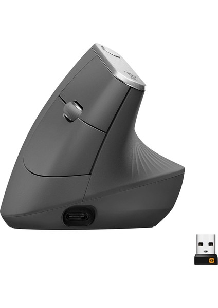 Logitech MX Vertical Gelişmiş Ergonomik Dikey Mouse - Siyah