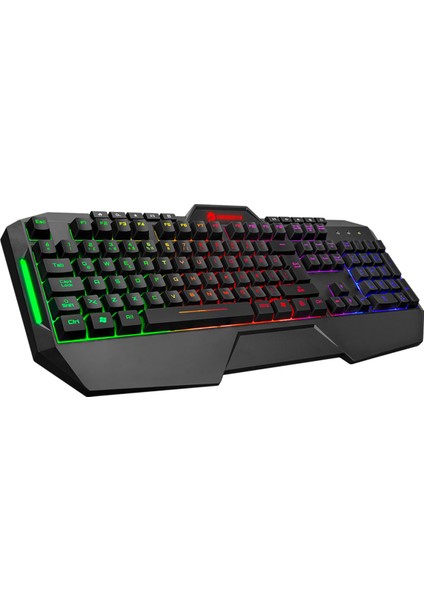 GameBooster G59K Frontier Rainbow Aydınlatmalı Membrane Oyun Klavyesi (GB-G59K)
