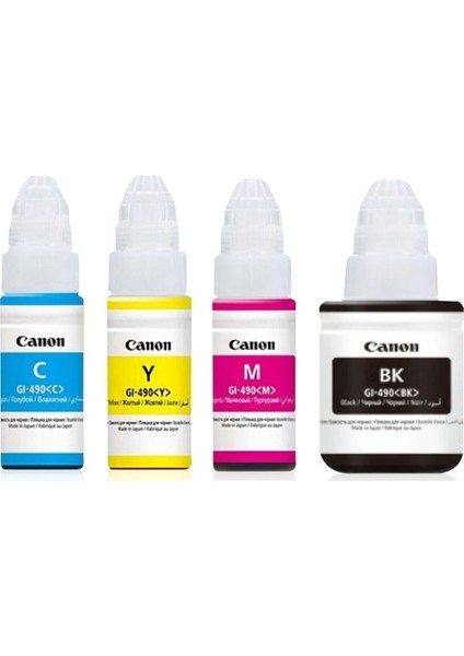 Canon G1411 G2411 G3411 4 Renk Orijinal Kartuş Standart Kapasite Yüksek Baskı Kalitesi