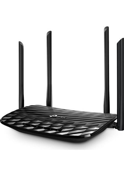 TP-Link Archer C6 | Dual-Band Wi-Fi 5 Router | AC1200 Mbps | 4 Gigabit LAN Bağlantı Noktası | MU-MIMO | Beamforming | WPA3 | Access Point Modu | Ebeveyn Denetimleri