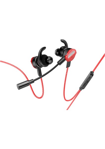 Rampage RM-K35 LOYAL 3,5mm Gaming Kırmızı Kulak İçi Mikrofonlu Kulaklık