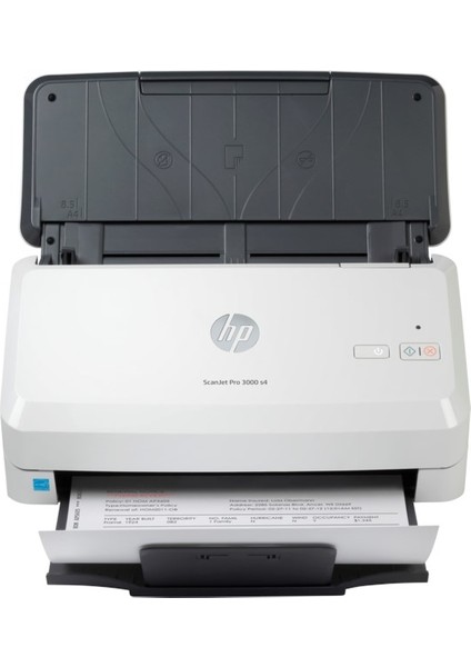 HP ScanJet Pro 3000 s4 Sheet-feed Tarayıcı, Günde 4.000 sayfaya kadar baskı kapasitesi, Duplex ADF, 6FW07A