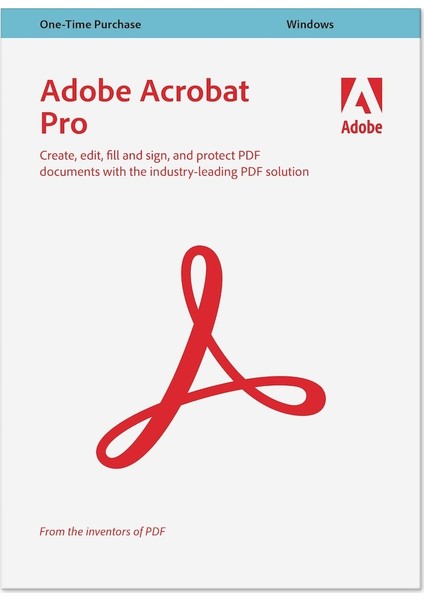 Adobe Acrobat Pro DC Dijital Lisans 1 Kullanıcı Ömür Boyu Lisans Hızlı Aktivasyon ile Popüler Yazılım
